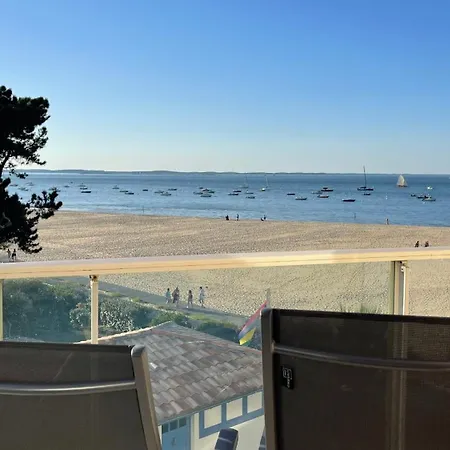 Premiere Ligne - Vue Exceptionnelle - Acces Direct - Grand Balcon - Parking Privatif Clos - A Pieds * 아르카숑