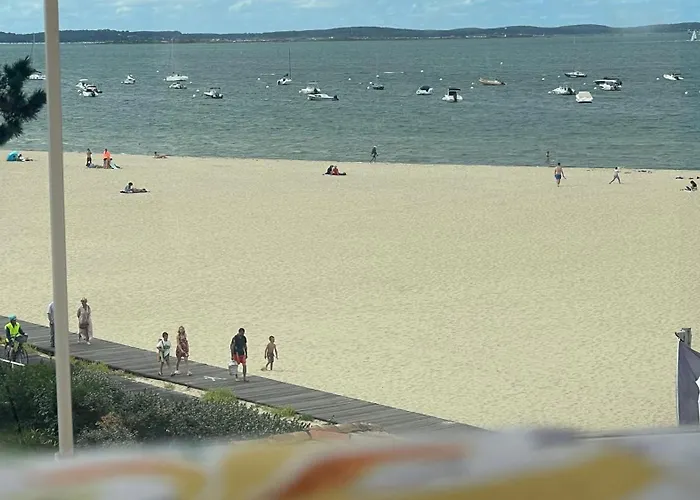 Premiere Ligne - Vue Exceptionnelle - Acces Direct - Grand Balcon - Parking Privatif Clos - A Pieds Appartement Arcachon