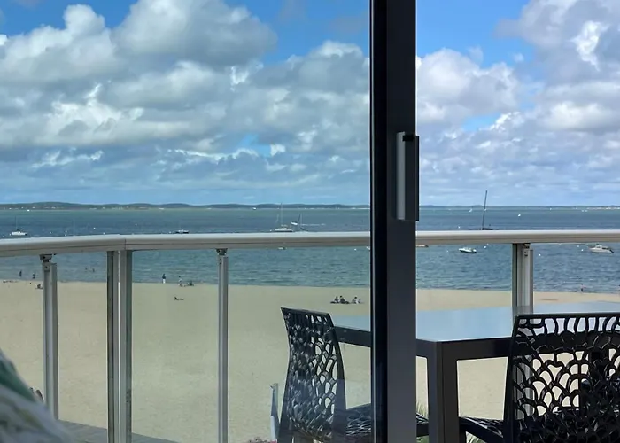 Premiere Ligne - Vue Exceptionnelle - Acces Direct - Grand Balcon - Parking Privatif Clos - A Pieds * Arcachon